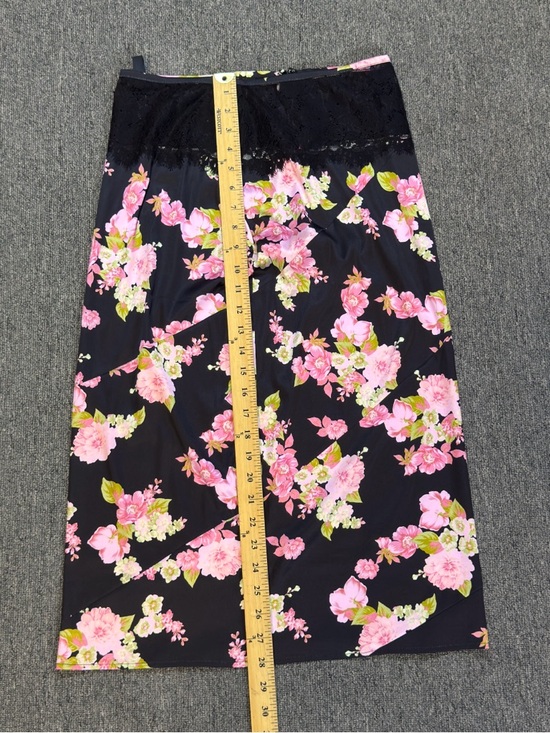 For Love & Lemons Floral Black and Pink Women's Skirt Size Medium - Picture 11 of 15